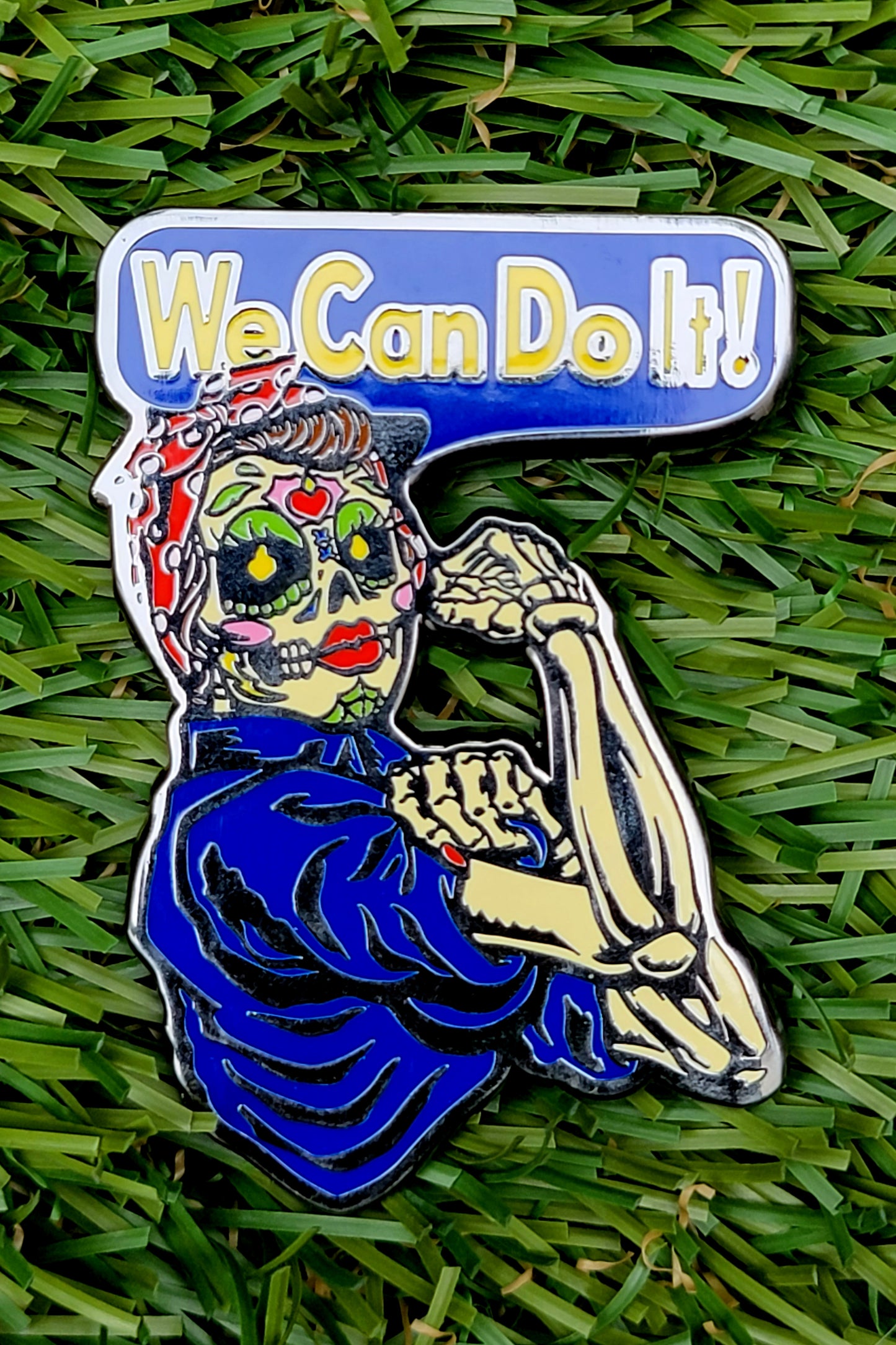 We Can Do It enamel pin