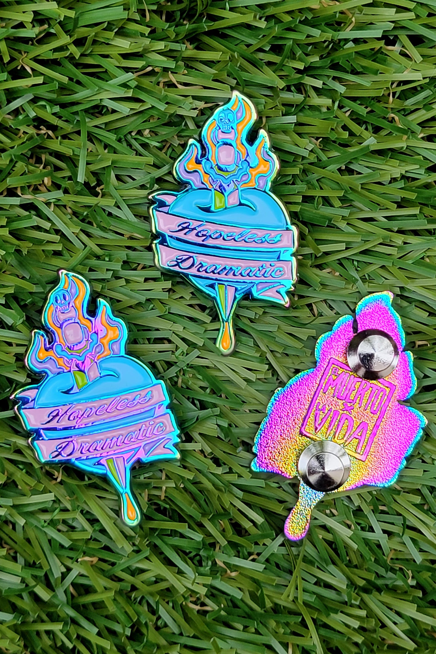 Hopeless Dramatic enamel pin
