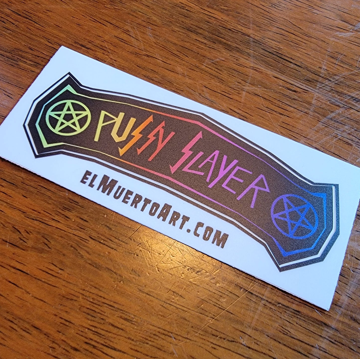 Pussy Slayer vinyl sticker
