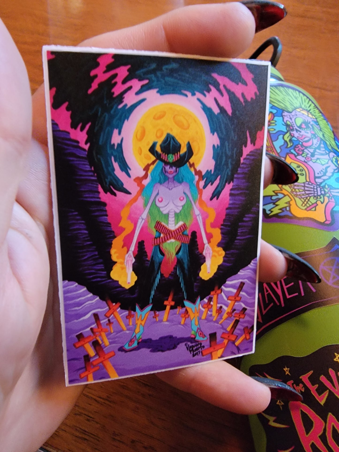Vengeance vinyl sticker