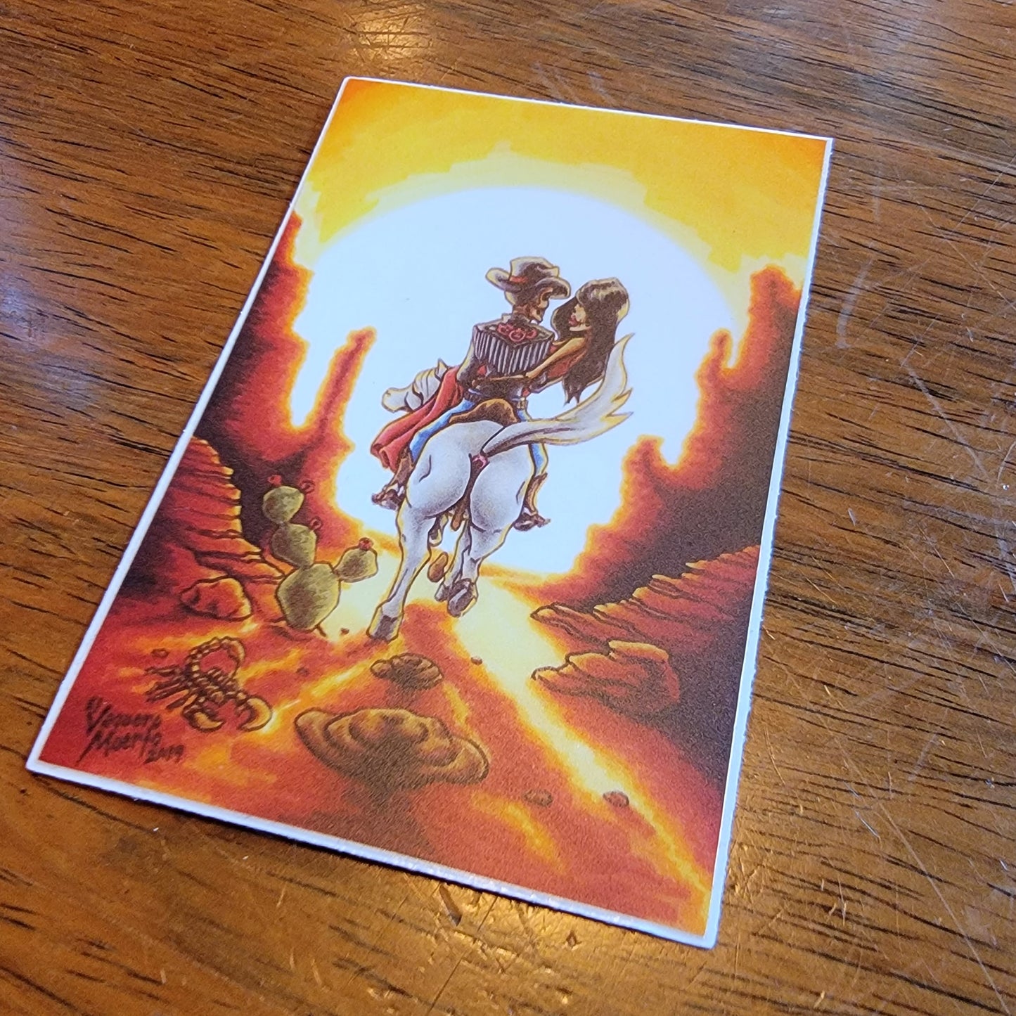 Into the Sunset vinyl sticker