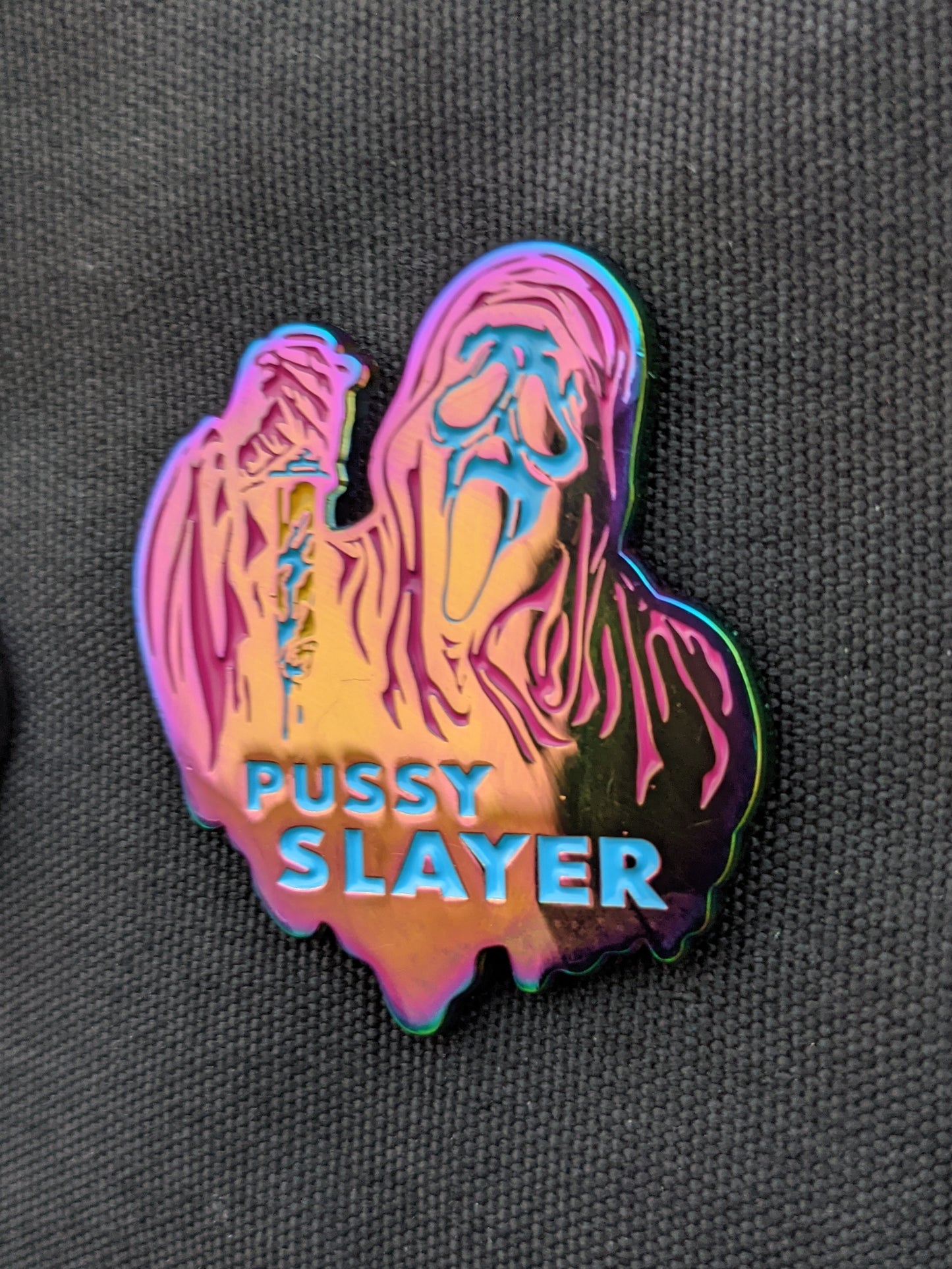 Screamer enamel pin