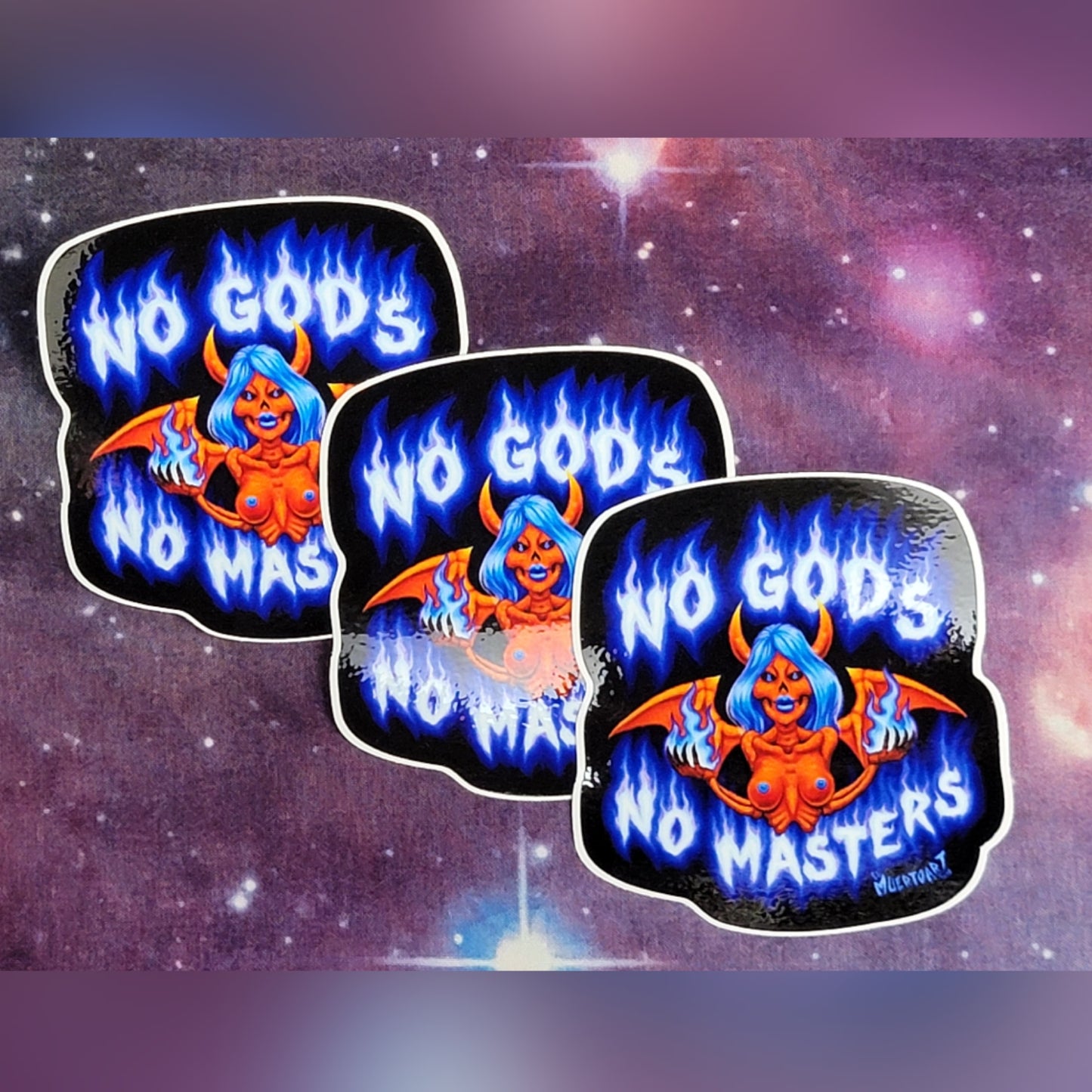 No Gods No Masters vinyl sticker
