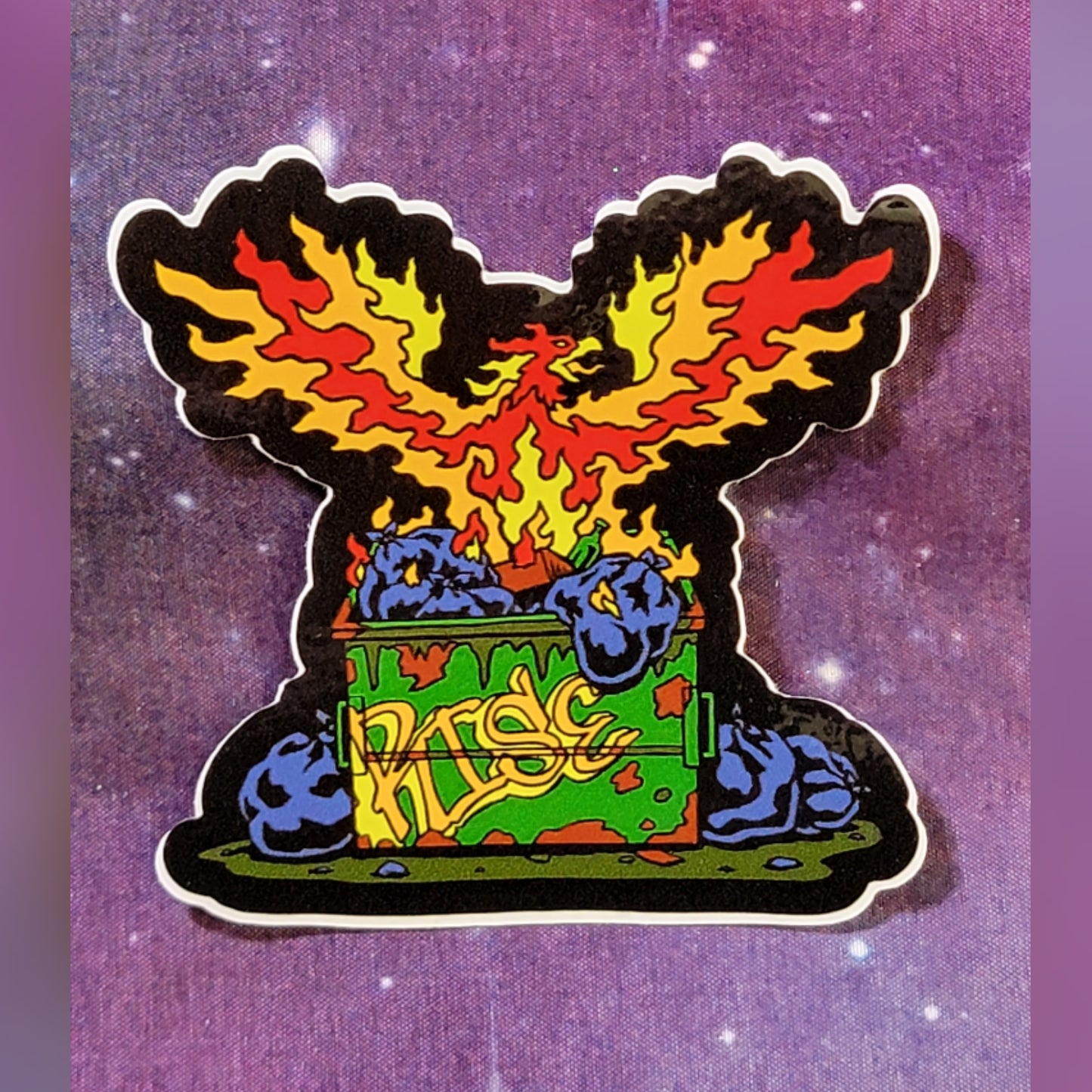 Dumpster Phoenix vinyl sticker