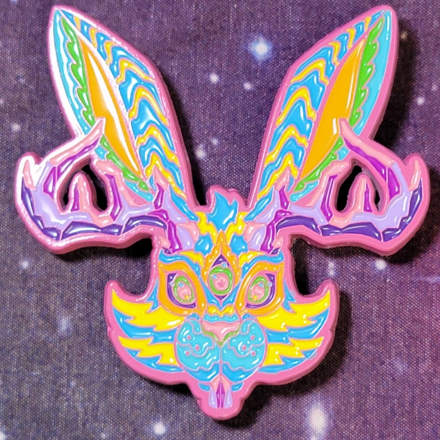 Cosmic Jackalope Galactica enamel pin