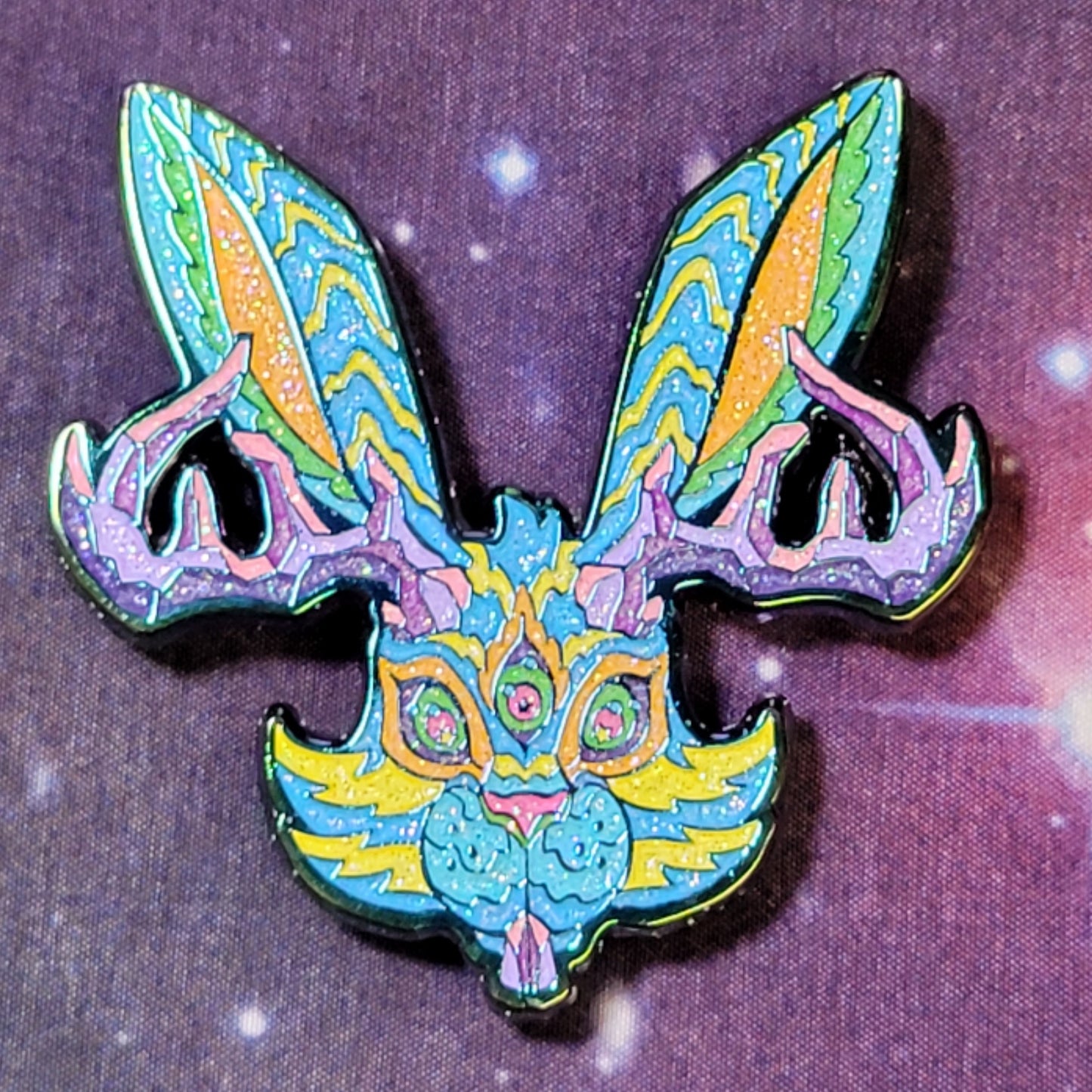 Cosmic Jackalope Galactica enamel pin