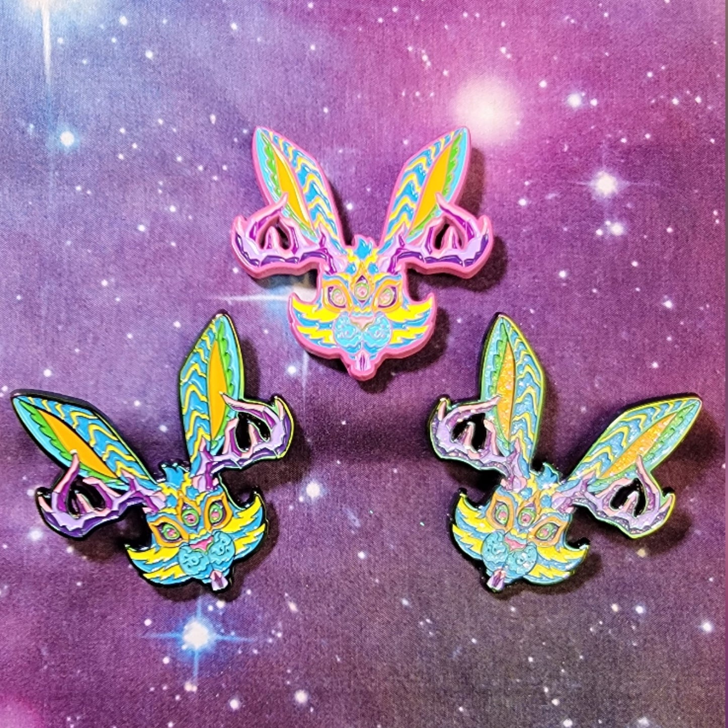 Cosmic Jackalope Galactica enamel pin