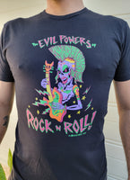 Evil Powers of Rock n Roll short sleeve t-shirt
