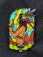 Bendice, a Day of the Dead enamel pin