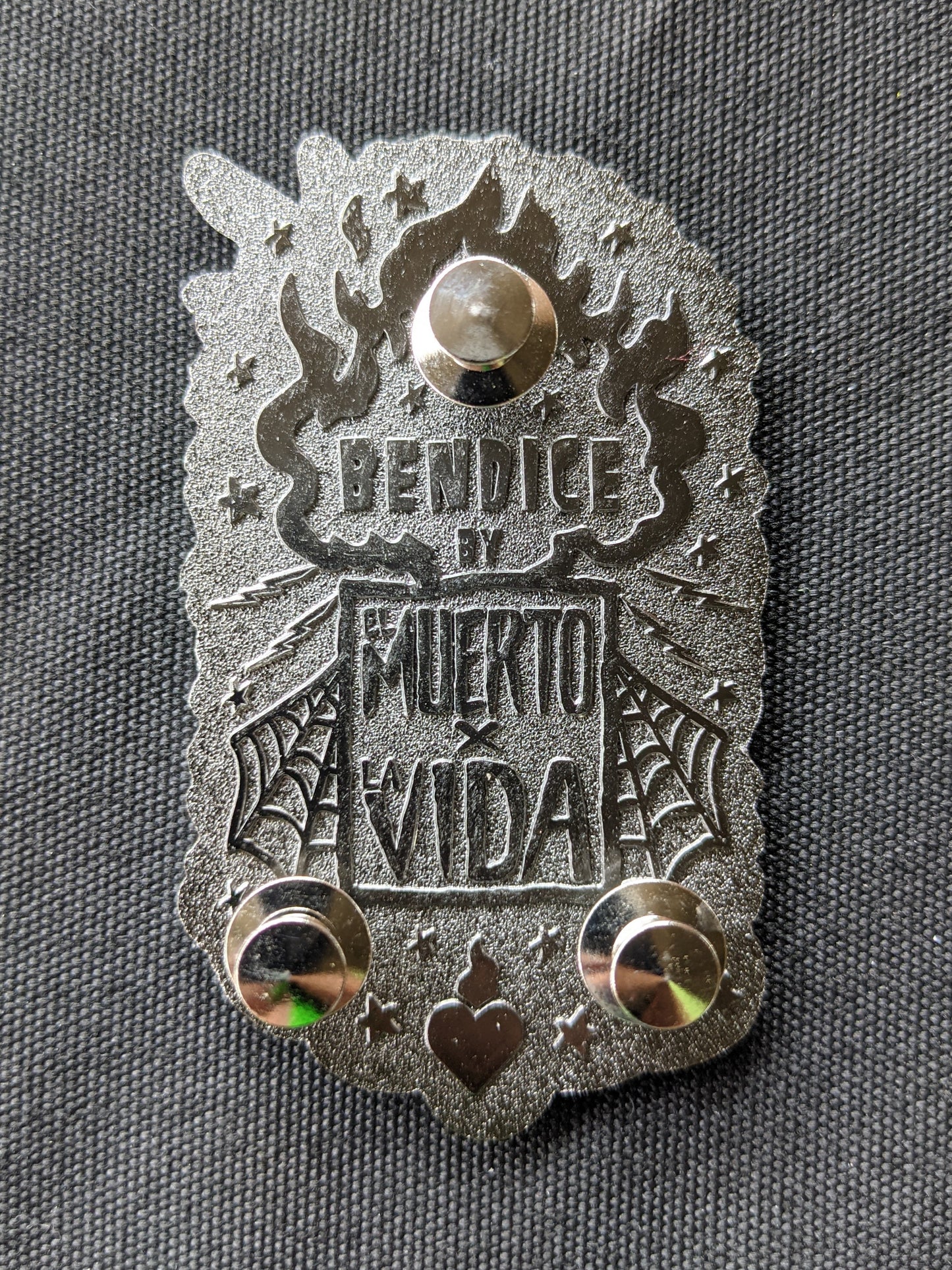 Bendice, a Day of the Dead enamel pin