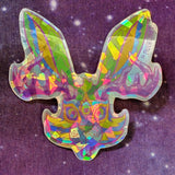 Cosmic Jackalope glossy vinyl sticker