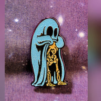 Flasher Ghost enamel pin