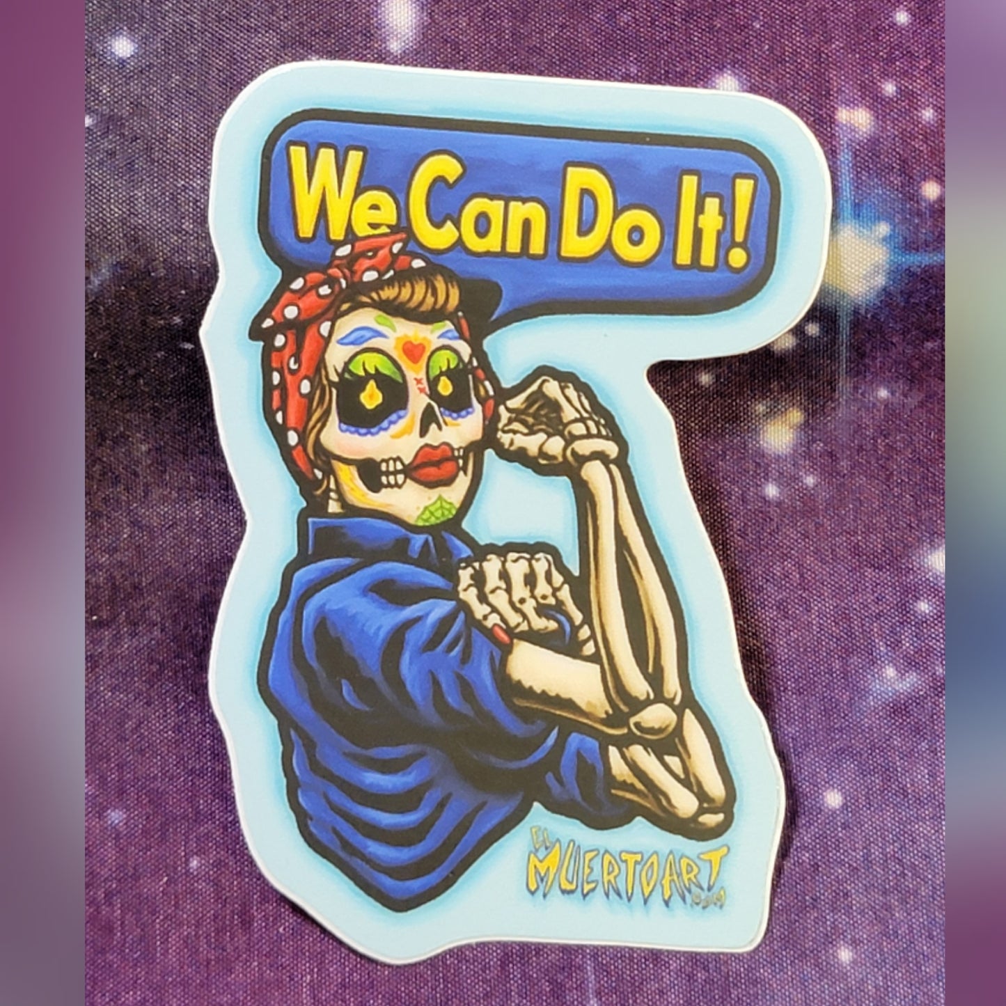 We Can Do It glossy vinyl sticker