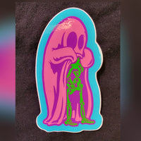 Flasher Ghost glossy vinyl sticker